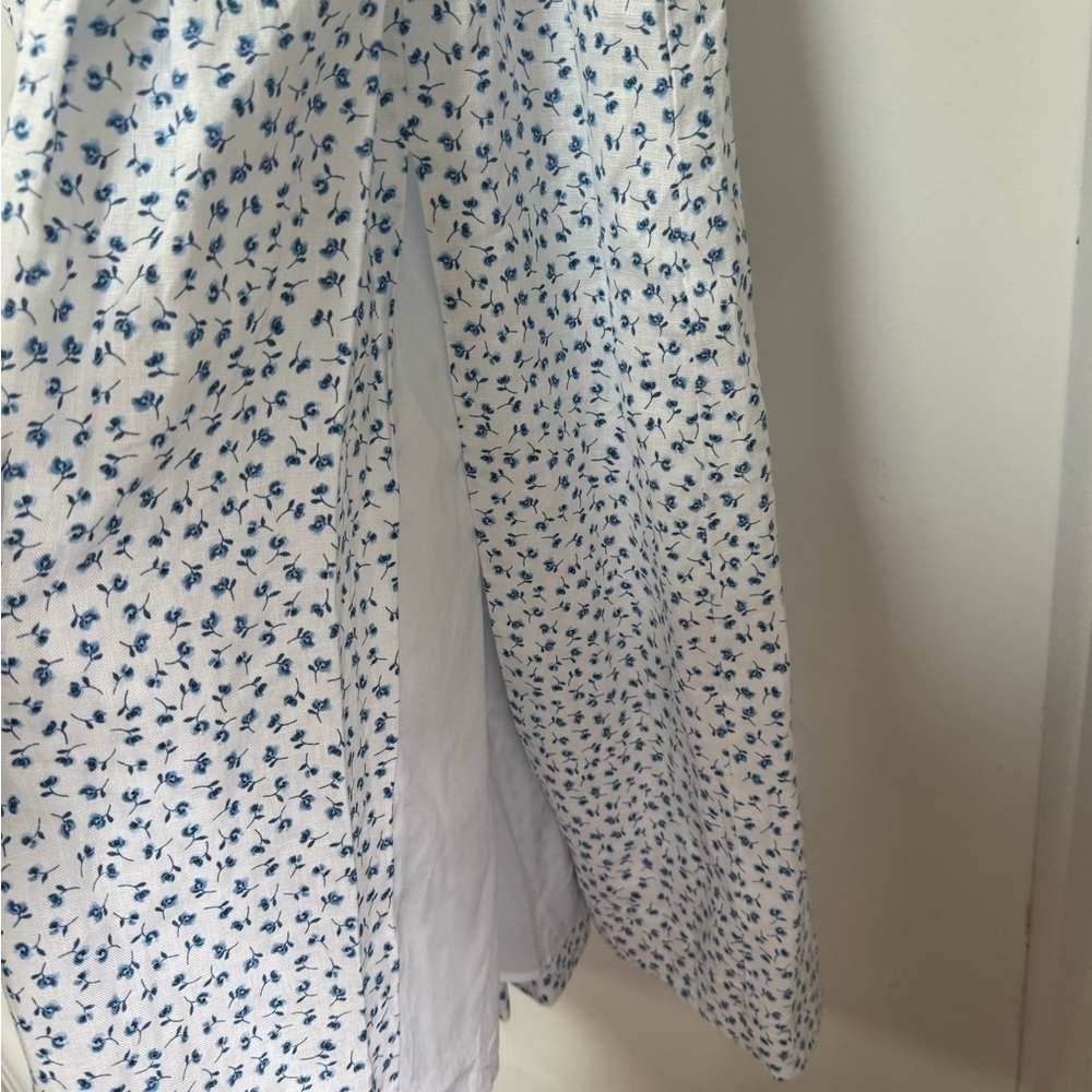 Reformation Couco Hanna Floral Linen Midi Dress - Picture 9 of 10